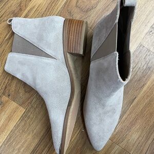Marc Fisher Light Gray Ankle Booties